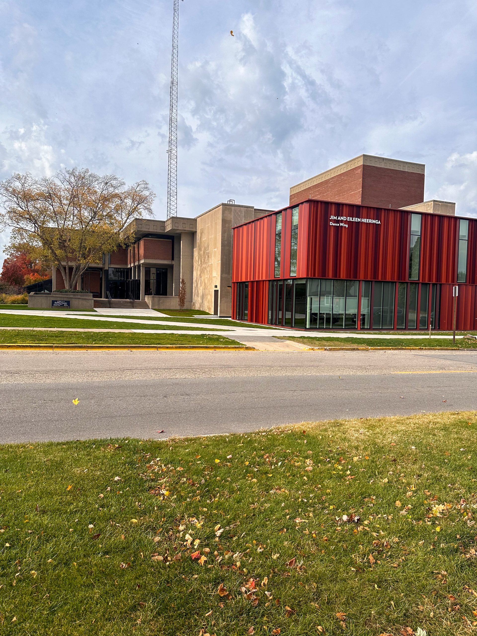 Exterior view of Hope College Dance Wing in Holland, Michigan.